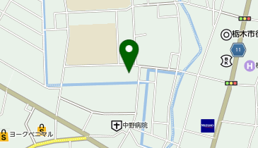 栃木市立文学館の地図画像