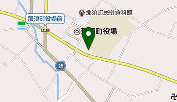 那須町立図書館の地図画像