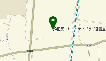 宇都宮市田原コミュニティプラザ図書室の地図画像