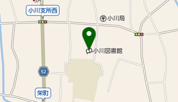 那珂川町小川図書館の地図画像