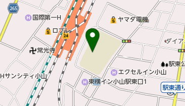 白鴎大学総合図書館の地図画像