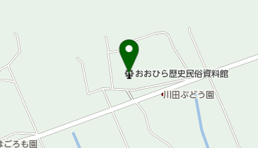 栃木市おおひら歴史民俗資料館の地図画像