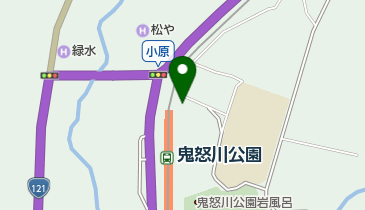 会津西街道藤原宿の仲附の旅籠日光市郷土資料館の地図画像