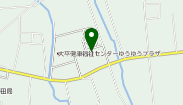 栃木市大平地域福祉センターふるさとふれあい館の地図画像