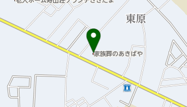 家族葬やしお稲村ホールの地図画像
