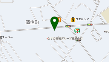 なすの斎場グループ小さな家族葬しずか黒磯の地図画像