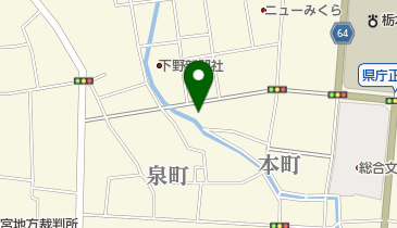 (株)時事通信社宇都宮支局の地図画像