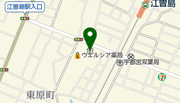 足利銀行江曽島支店の地図画像