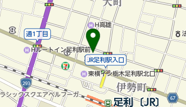 足利銀行東支店の地図画像