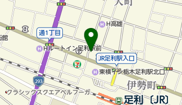 群馬銀行足利支店の地図画像