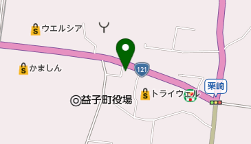 栃木銀行益子支店の地図画像