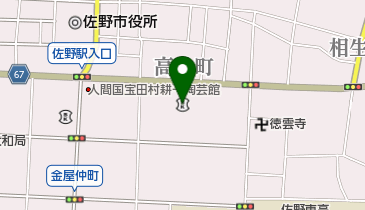 足利銀行佐野支店の地図画像