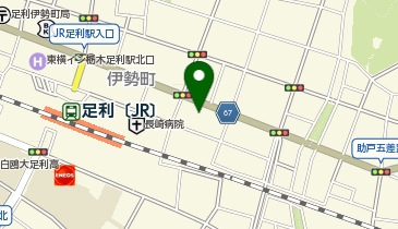 栃木銀行足利支店の地図画像