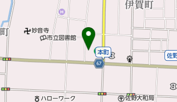 佐野信用金庫本店の地図画像