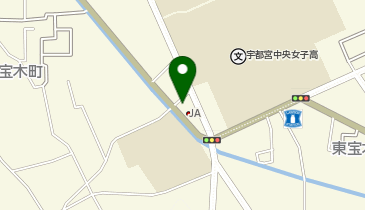JAうつのみや宝木出張所の地図画像