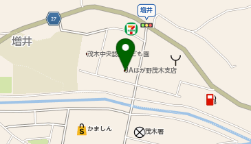 JAはが野茂木支店の地図画像