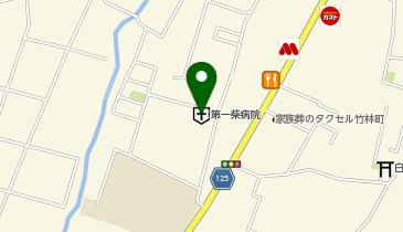 康積会第一柴病院の地図画像
