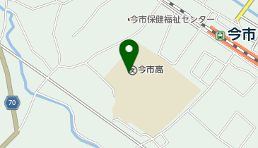 栃木県立今市高校の地図画像