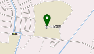 栃木県立小山南高校の地図画像