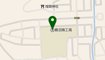 栃木県立鹿沼商工高校の地図画像