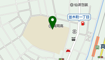 栃木県立真岡高校の地図画像