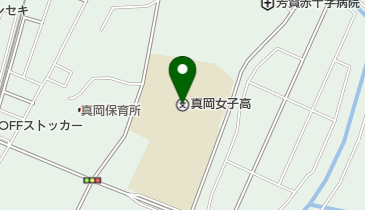 栃木県立真岡女子高校の地図画像