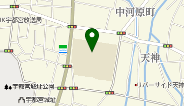 宇都宮市立旭中学校の地図画像