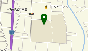 宇都宮市立泉が丘中学校の地図画像