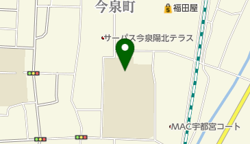宇都宮市立陽北中学校の地図画像