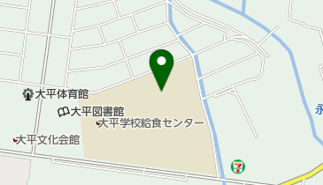 栃木市立大平中学校の地図画像