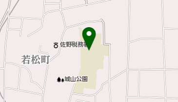 佐野市立城東中学校の地図画像