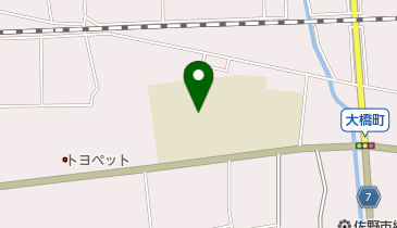 佐野市立西中学校の地図画像