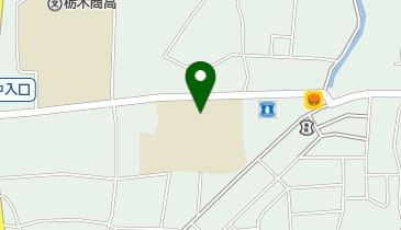 栃木市立栃木西中学校の地図画像