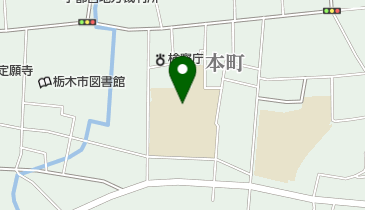 栃木市立栃木南中学校の地図画像