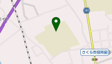 さくら市立氏家小学校の地図画像