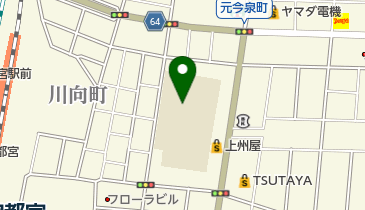 宇都宮市立今泉小学校の地図画像