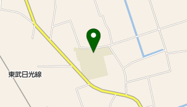 鹿沼市立菊沢西小学校の地図画像