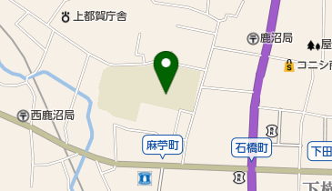 鹿沼市立中央小学校の地図画像