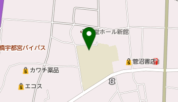 上三川町立上三川小学校の地図画像