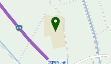 真岡市立大内西小学校の地図画像