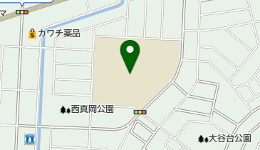 真岡市立真岡西小学校の地図画像