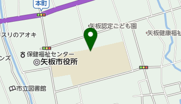 矢板市立矢板小学校の地図画像