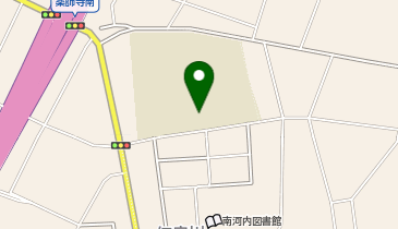 下野市南河内小中学校の地図画像