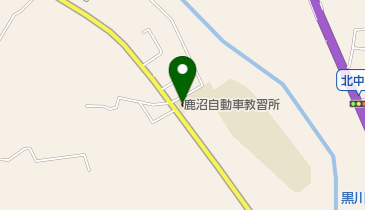 鹿沼自動車教習所の地図画像