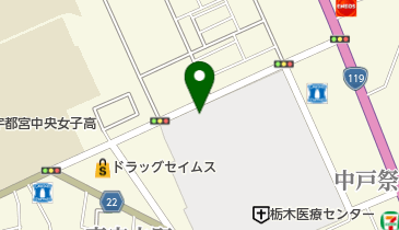 栃木医療センター附属看護学校の地図画像