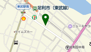 足利製菓専門学校の地図画像