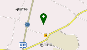 田野保育園の地図画像