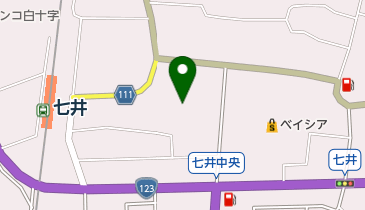 認定こども園七井幼稚園の地図画像