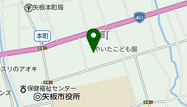 やいたこども園の地図画像