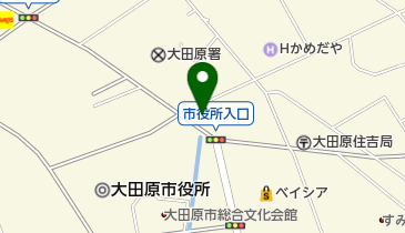 KATEKYO学院大田原住吉校の地図画像